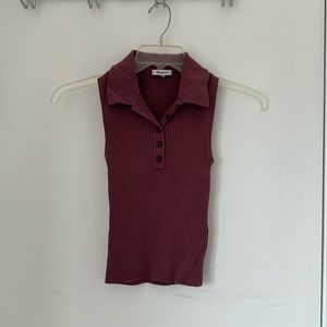 Madewell Owen Polo Sweater Tank